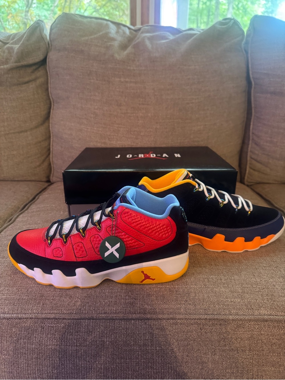 Jordan 9 Retro Low What The Kilroy sneakers